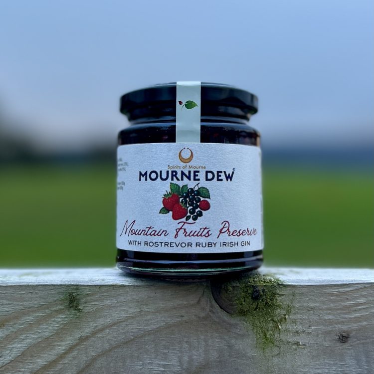 Mountain Fruits Preserve with Rostrevor Ruby Irish Gin